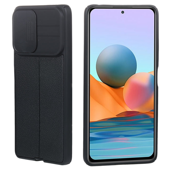 Litchi Texture Sliding Camshield TPU Funda protectora para teléfono, For Xiaomi Poco X3, For Xiaomi Redmi 9, For Xiaomi Redmi 9A, For Xiaomi Redmi K40, For Xiaomi Redmi Note 8, For Xiaomi Redmi Note 8 Pro, For Xiaomi Redmi Note 9 4G / Redmi 9T         ...