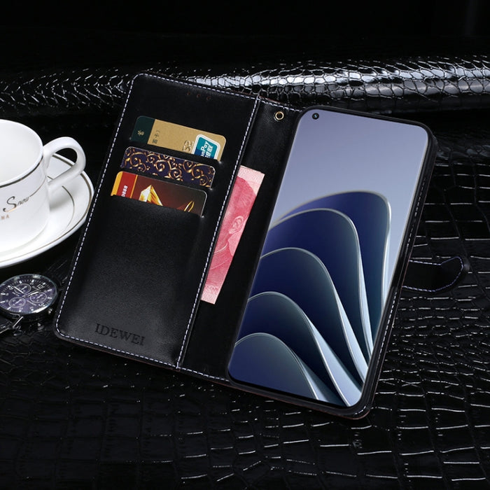 idewei Estuche de cuero para teléfono con tapa horizontal con textura de cocodrilo, For OnePlus 10 Pro, For OPPO A36, For OPPO Reno6 Lite, For OPPO Realme 9i, For Xiaomi Redmi Note 11 International Version, For Samsung Galaxy A53 5G                    ...