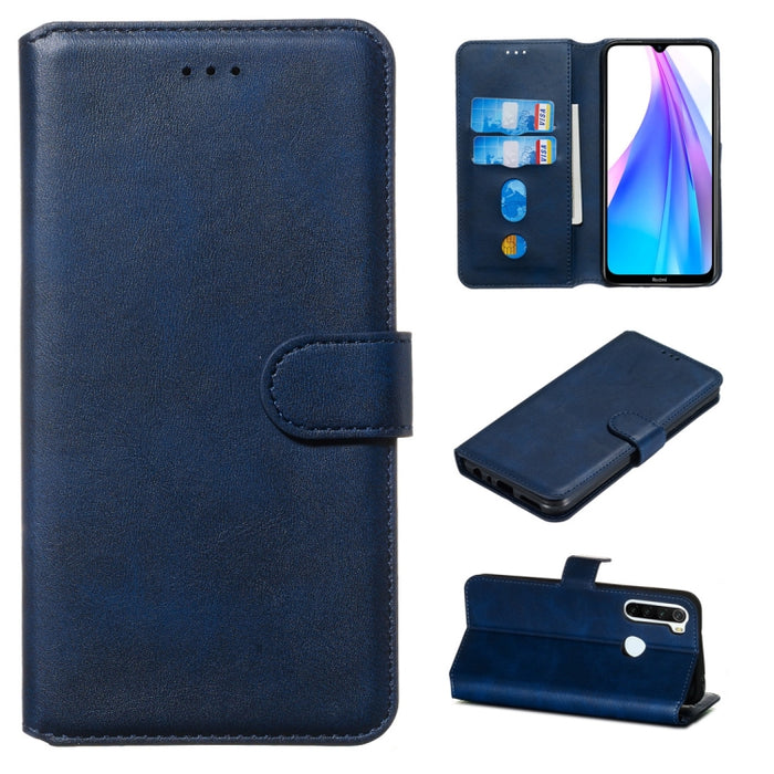 Estuche de cuero de PU con tapa horizontal y textura clásica de becerro, con soporte, ranuras para tarjetas y billetera, For Xiaomi Mi Note 10 / Note 10 Pro / CC9 Pro, For Xiaomi Redmi Note 8T, For Xiaomi Mi 9 Pro, For Xiaomi Redmi 8A / Redmi 8        ...
