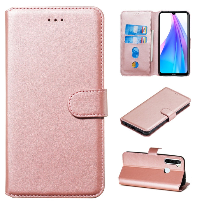 Estuche de cuero de PU con tapa horizontal y textura clásica de becerro, con soporte, ranuras para tarjetas y billetera, For Xiaomi Mi Note 10 / Note 10 Pro / CC9 Pro, For Xiaomi Redmi Note 8T, For Xiaomi Mi 9 Pro, For Xiaomi Redmi 8A / Redmi 8        ...