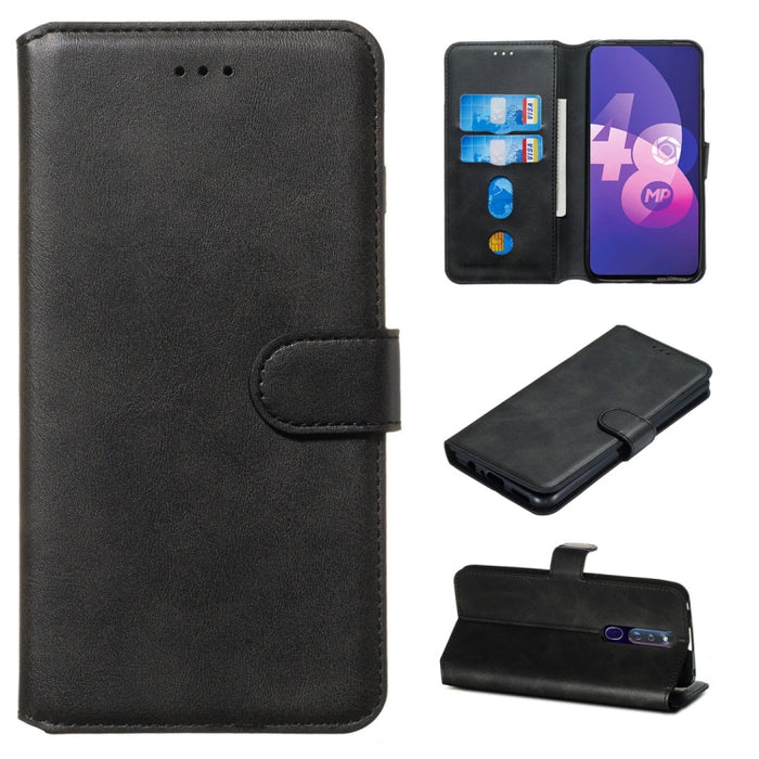 Estuche de cuero de PU con tapa horizontal y textura clásica de becerro, con soporte, ranuras para tarjetas y billetera, For Xiaomi Mi Note 10 / Note 10 Pro / CC9 Pro, For Xiaomi Redmi Note 8T, For Xiaomi Mi 9 Pro, For Xiaomi Redmi 8A / Redmi 8        ...
