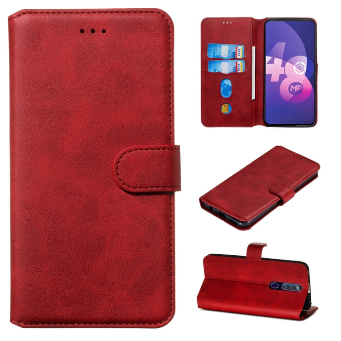 Estuche de cuero de PU con tapa horizontal y textura clásica de becerro, con soporte, ranuras para tarjetas y billetera, For Xiaomi Mi Note 10 / Note 10 Pro / CC9 Pro, For Xiaomi Redmi Note 8T, For Xiaomi Mi 9 Pro, For Xiaomi Redmi 8A / Redmi 8        ...