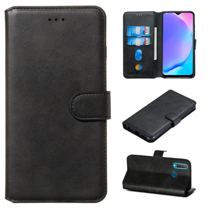 Estuche de cuero de PU con tapa horizontal y textura clásica de becerro, con soporte, ranuras para tarjetas y billetera, For Xiaomi Mi Note 10 / Note 10 Pro / CC9 Pro, For Xiaomi Redmi Note 8T, For Xiaomi Mi 9 Pro, For Xiaomi Redmi 8A / Redmi 8        ...