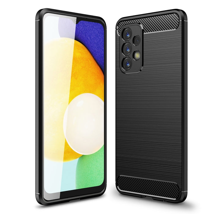 Caja de teléfono TPU de fibra de carbono con textura cepillada, For Samsung Galaxy A23 5G, For Xiaomi Redmi K50 Pro, For Xiaomi Redmi K50