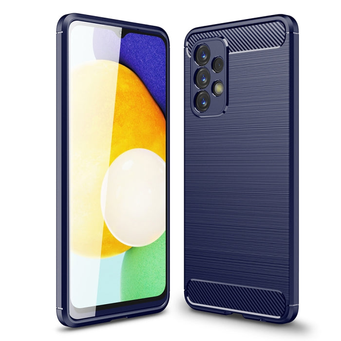 Caja de teléfono TPU de fibra de carbono con textura cepillada, For Samsung Galaxy A23 5G, For Xiaomi Redmi K50 Pro, For Xiaomi Redmi K50