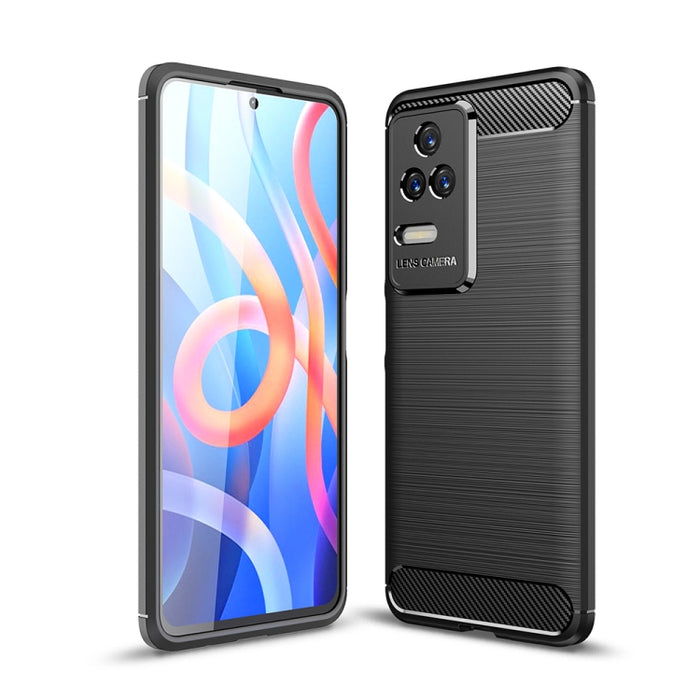 Caja de teléfono TPU de fibra de carbono con textura cepillada, For Samsung Galaxy A23 5G, For Xiaomi Redmi K50 Pro, For Xiaomi Redmi K50