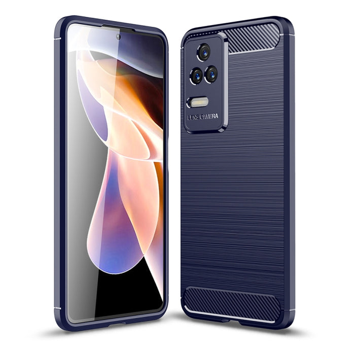 Caja de teléfono TPU de fibra de carbono con textura cepillada, For Samsung Galaxy A23 5G, For Xiaomi Redmi K50 Pro, For Xiaomi Redmi K50