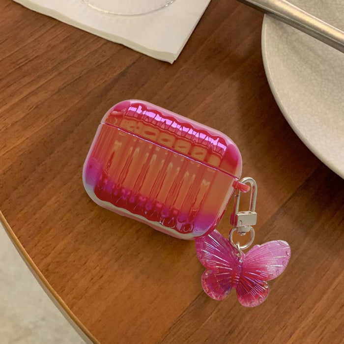Estuche para auriculares de PC chapado en color con cierre de mariposa