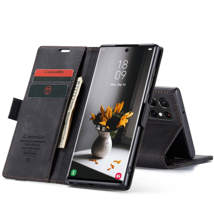 CaseMe 013 Estuche multifuncional de cuero para teléfono, For Samsung Galaxy S22 Ultra 5G, For Xiaomi Redmi K40 / K40 Pro / Poco F3／Mi 11i／Mi 11X／Mi 11X Pro, For Xiaomi Mi 11T / 11T Pro