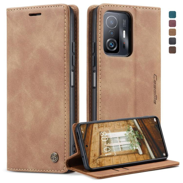 CaseMe 013 Estuche multifuncional de cuero para teléfono, For Samsung Galaxy S22 Ultra 5G, For Xiaomi Redmi K40 / K40 Pro / Poco F3／Mi 11i／Mi 11X／Mi 11X Pro, For Xiaomi Mi 11T / 11T Pro
