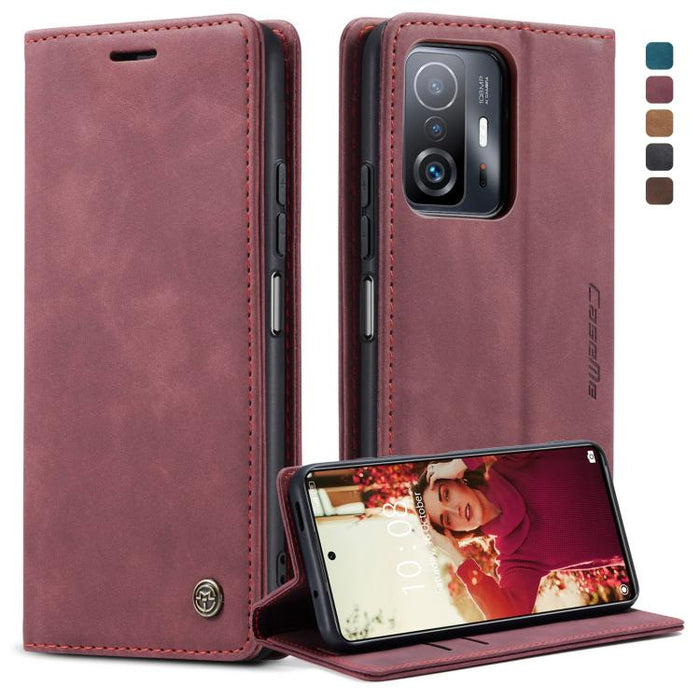 CaseMe 013 Estuche multifuncional de cuero para teléfono, For Samsung Galaxy S22 Ultra 5G, For Xiaomi Redmi K40 / K40 Pro / Poco F3／Mi 11i／Mi 11X／Mi 11X Pro, For Xiaomi Mi 11T / 11T Pro