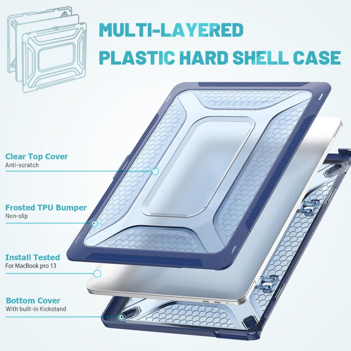 Funda protectora para computadora portátil PC + TPU Honeycomb