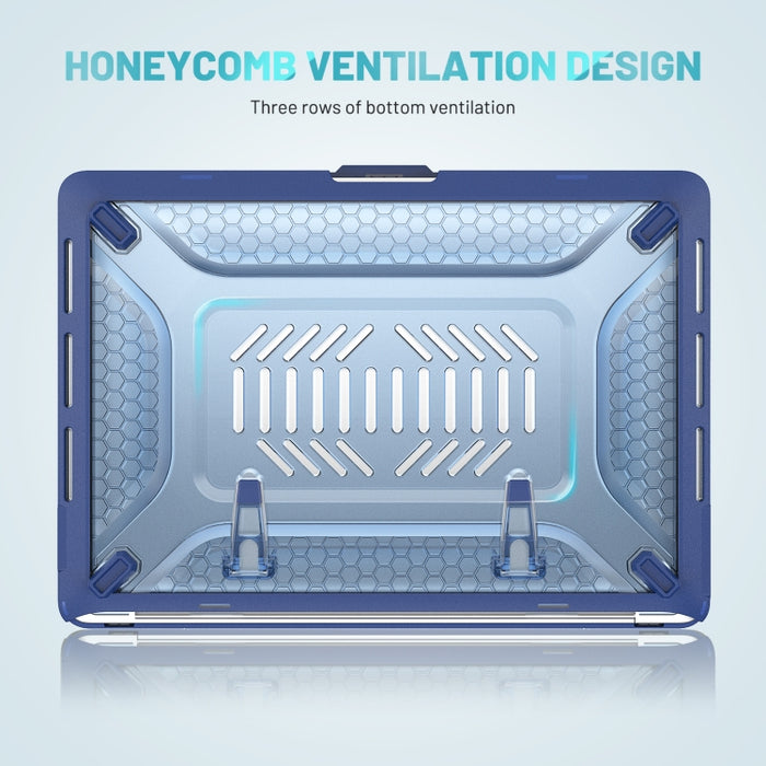 Funda protectora para computadora portátil PC + TPU Honeycomb
