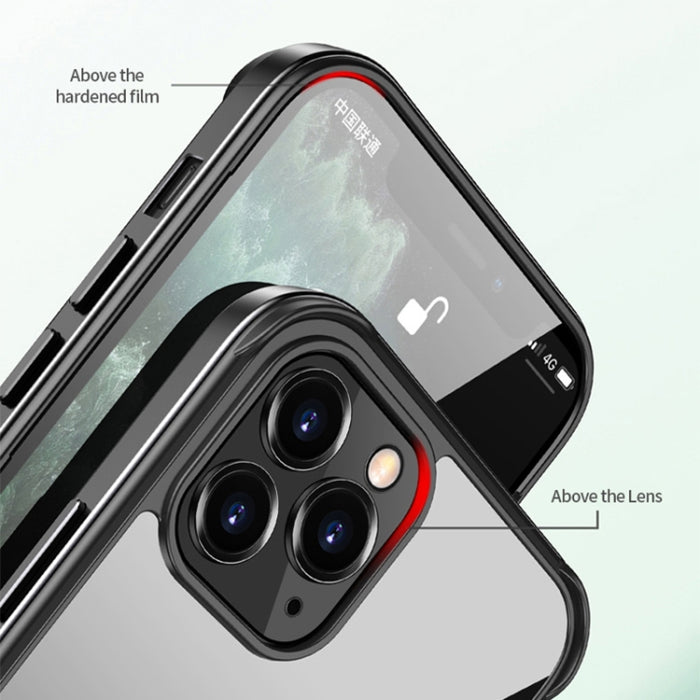 Marco de metal SULADA + Nano Glass + TPU Phone Case, For iPhone 13 mini, For iPhone 13, For iPhone 13 Pro, For iPhone 13 Pro Max