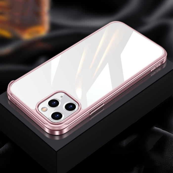 Marco de metal SULADA + Nano Glass + TPU Phone Case, For iPhone 13 mini, For iPhone 13, For iPhone 13 Pro, For iPhone 13 Pro Max
