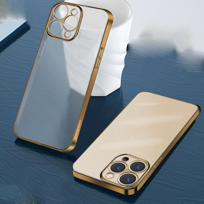 KSTDESIGN Wing Plating Series Estuche para teléfono esmerilado semitransparente
