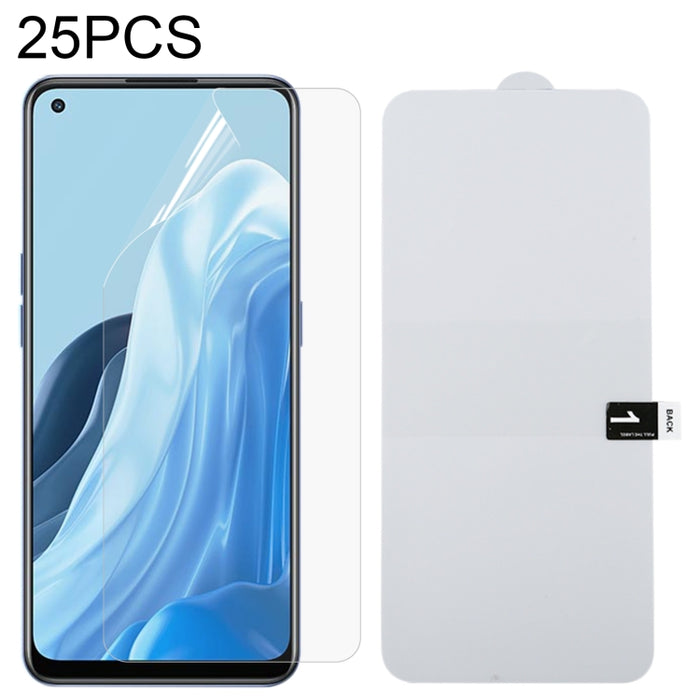25 PCS Protector de pantalla completa Película de hidrogel a prueba de explosiones, For OPPO Reno7 Z 5G / Reno7 5G (25 PCS), For Xiaomi Redmi Note 11E (25 PCS)