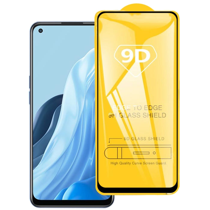 Película de vidrio templado de pantalla de pegamento completo 9D, For Xiaomi Redmi Note 11E (1 PC), For OPPO Reno7 Z 5G / Reno7 5G (1 PC)