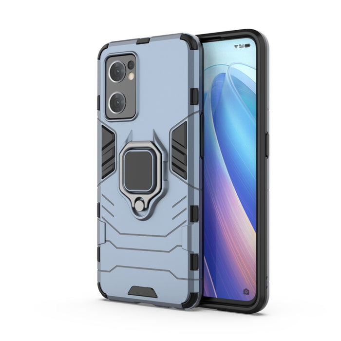 Funda protectora para teléfono PC + TPU a prueba de golpes con soporte de anillo magnético, For OPPO Reno7 5G International Version, For Xiaomi Redmi Note 11 / Note 11S Global