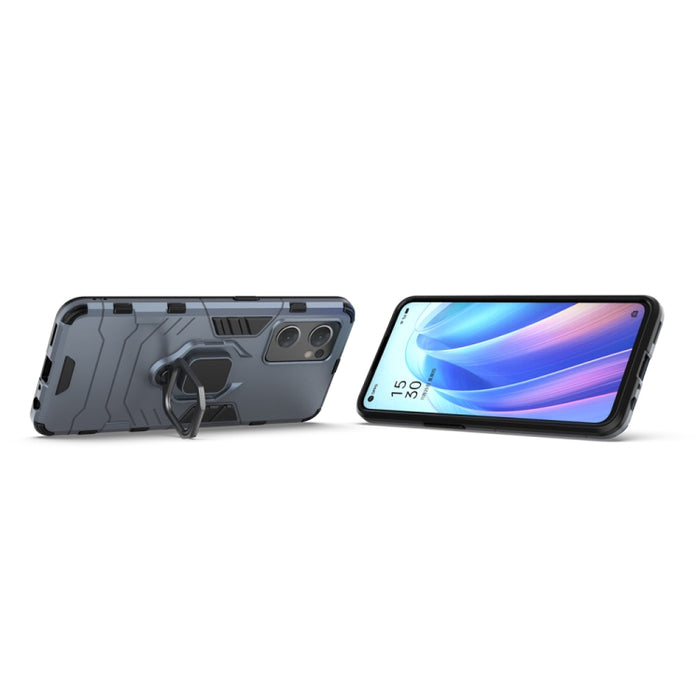 Funda protectora para teléfono PC + TPU a prueba de golpes con soporte de anillo magnético, For OPPO Reno7 5G International Version, For Xiaomi Redmi Note 11 / Note 11S Global