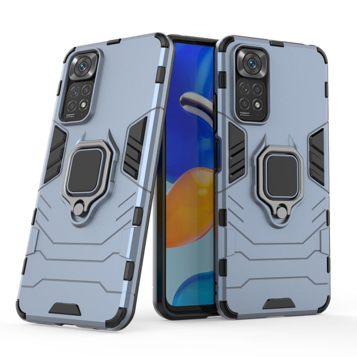 Funda protectora para teléfono PC + TPU a prueba de golpes con soporte de anillo magnético, For OPPO Reno7 5G International Version, For Xiaomi Redmi Note 11 / Note 11S Global
