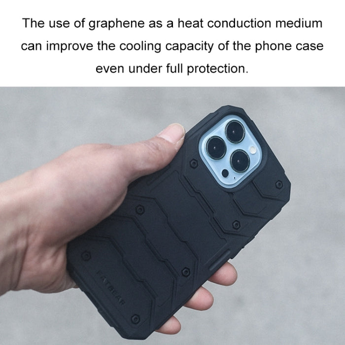 Estuche a prueba de golpes con enfriamiento de grafeno FATBEAR