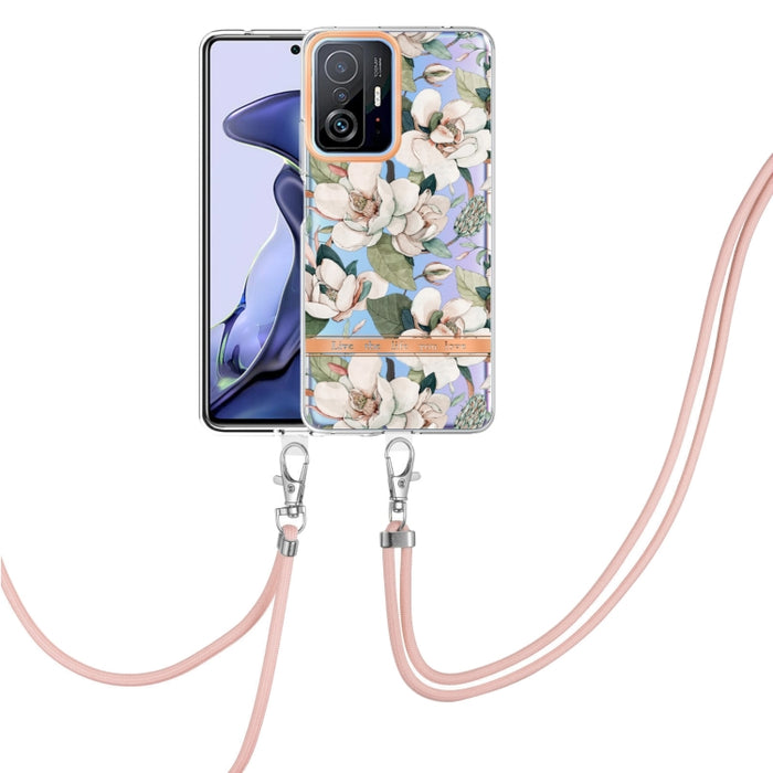 Estuche para teléfono de TPU de la serie Flowers con cordón, For Xiaomi Redmi 10, For Xiaomi Redmi Note 10 Pro Max / Note 10 Pro, For Xiaomi Redmi Note 10s / Note 10 4G, For Xiaomi Redmi Note 11 5G / Poco M4 Pro 5G                                      ...