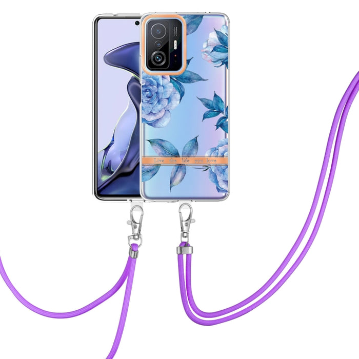Estuche para teléfono de TPU de la serie Flowers con cordón, For Xiaomi Redmi 10, For Xiaomi Redmi Note 10 Pro Max / Note 10 Pro, For Xiaomi Redmi Note 10s / Note 10 4G, For Xiaomi Redmi Note 11 5G / Poco M4 Pro 5G                                      ...