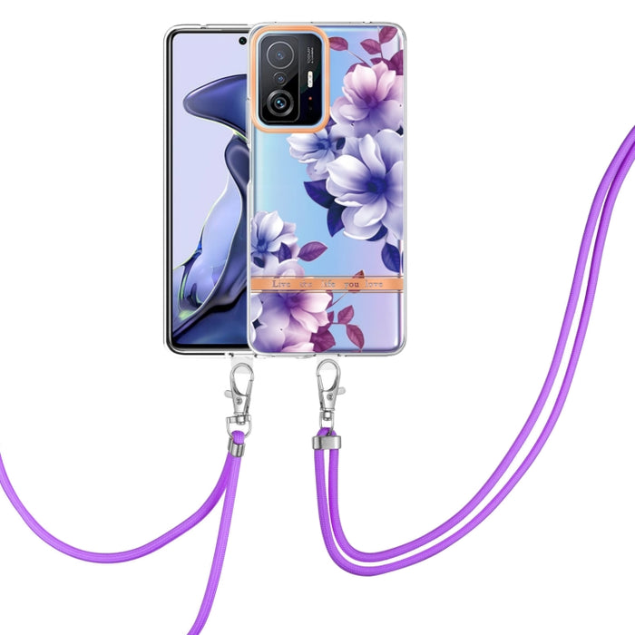 Estuche para teléfono de TPU de la serie Flowers con cordón, For Xiaomi Redmi 10, For Xiaomi Redmi Note 10 Pro Max / Note 10 Pro, For Xiaomi Redmi Note 10s / Note 10 4G, For Xiaomi Redmi Note 11 5G / Poco M4 Pro 5G                                      ...