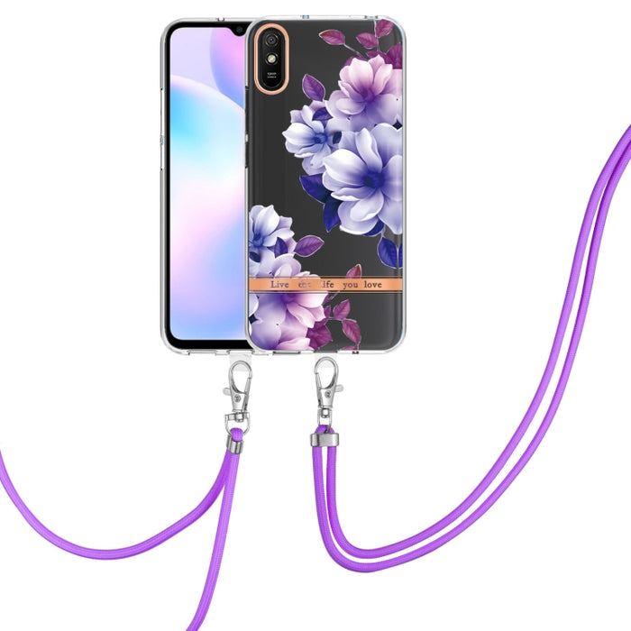 Estuche para teléfono de TPU de la serie Flowers con cordón, For Xiaomi Redmi 10, For Xiaomi Redmi Note 10 Pro Max / Note 10 Pro, For Xiaomi Redmi Note 10s / Note 10 4G, For Xiaomi Redmi Note 11 5G / Poco M4 Pro 5G                                      ...