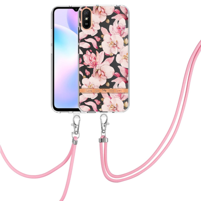 Estuche para teléfono de TPU de la serie Flowers con cordón, For Xiaomi Redmi 10, For Xiaomi Redmi Note 10 Pro Max / Note 10 Pro, For Xiaomi Redmi Note 10s / Note 10 4G, For Xiaomi Redmi Note 11 5G / Poco M4 Pro 5G                                      ...