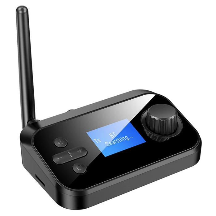 C41 3 en 1 Transmisor Receptor Adaptador de Audio Bluetooth 5.0 de Fibra Óptica con Pantalla LCD