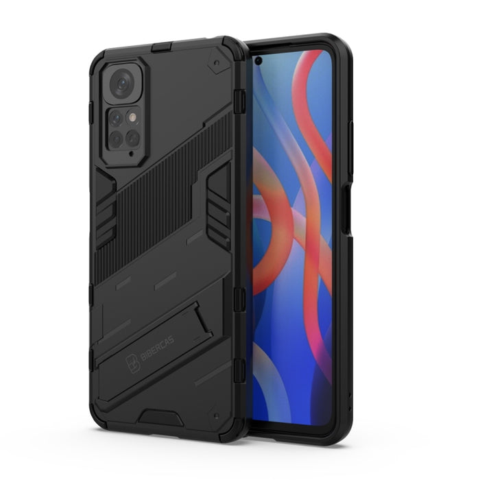 Punk Armor 2 en 1 PC + TPU Estuche para teléfono a prueba de golpes con soporte invisible, For Xiaomi Redmi Note 11 / Note 11S Global