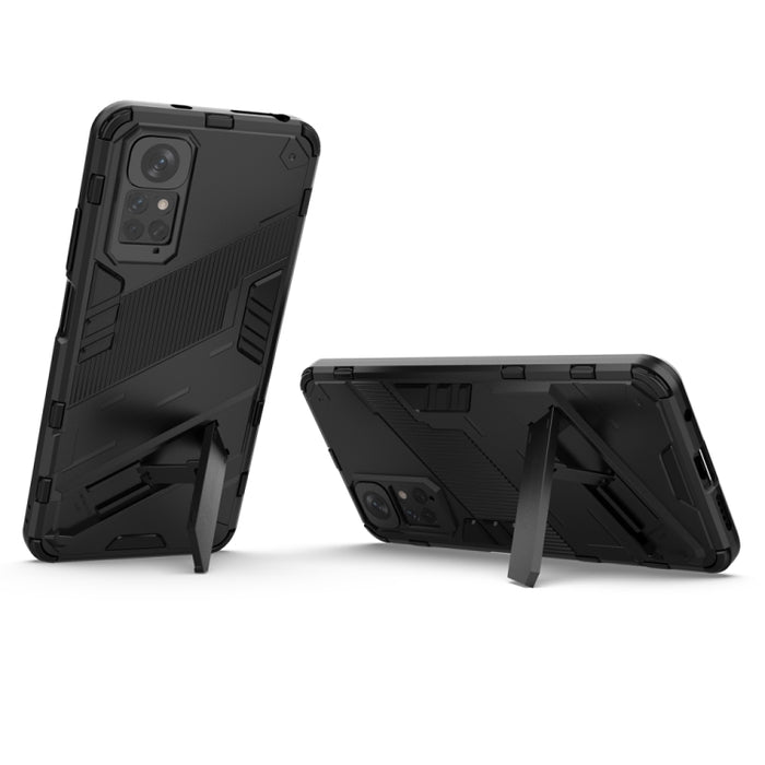 Punk Armor 2 en 1 PC + TPU Estuche para teléfono a prueba de golpes con soporte invisible, For Xiaomi Redmi Note 11 / Note 11S Global