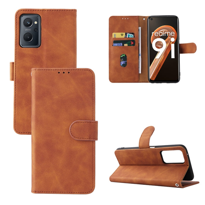 Estuche para teléfono de cuero con hebilla magnética y sensación de piel, For OPPO Realme 9i / A36, For OPPO Realme GT2 Pro 5G, For Xiaomi Redmi Note 11 / Note 11S Global, For Xiaomi Redmi Note 11 Pro 5G Foreign Version / Note 11 Pro+, For Blackview A55