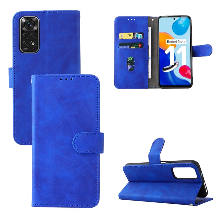 Estuche para teléfono de cuero con hebilla magnética y sensación de piel, For OPPO Realme 9i / A36, For OPPO Realme GT2 Pro 5G, For Xiaomi Redmi Note 11 / Note 11S Global, For Xiaomi Redmi Note 11 Pro 5G Foreign Version / Note 11 Pro+, For Blackview A55