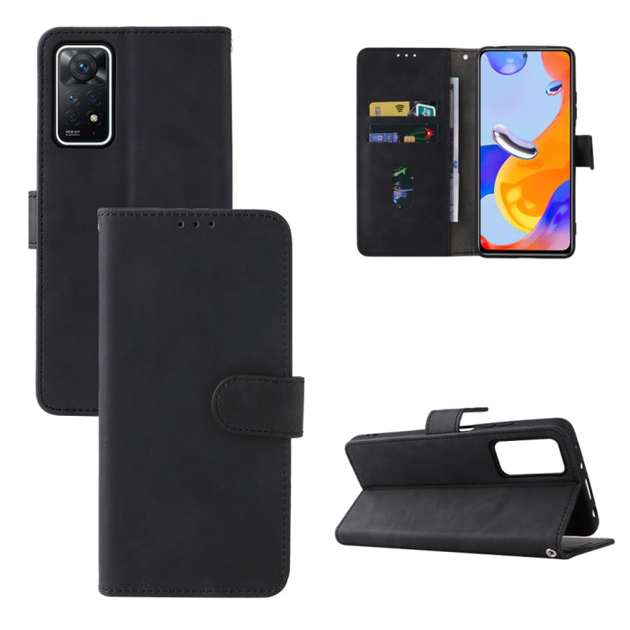 Estuche para teléfono de cuero con hebilla magnética y sensación de piel, For OPPO Realme 9i / A36, For OPPO Realme GT2 Pro 5G, For Xiaomi Redmi Note 11 / Note 11S Global, For Xiaomi Redmi Note 11 Pro 5G Foreign Version / Note 11 Pro+, For Blackview A55