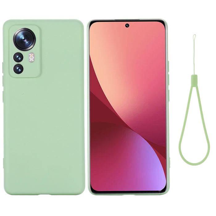 Caja de teléfono de silicona líquida de color puro, For Xiaomi 12 Pro, For Xiaomi Civi