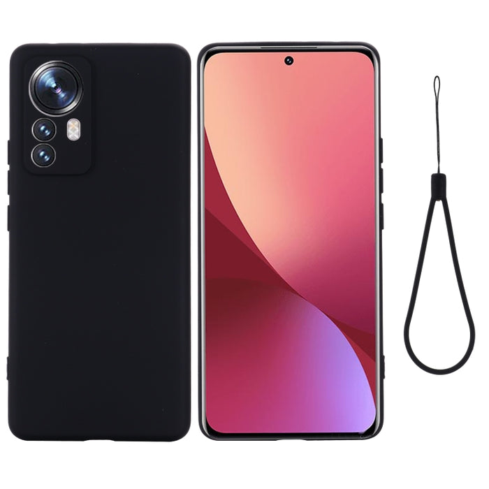 Caja de teléfono de silicona líquida de color puro, For Xiaomi 12 Pro, For Xiaomi Civi