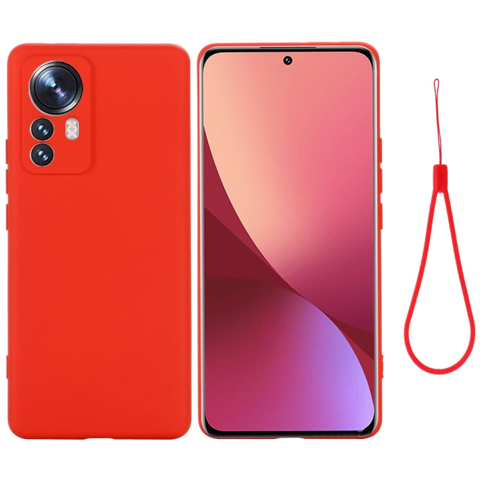 Caja de teléfono de silicona líquida de color puro, For Xiaomi 12 Pro, For Xiaomi Civi