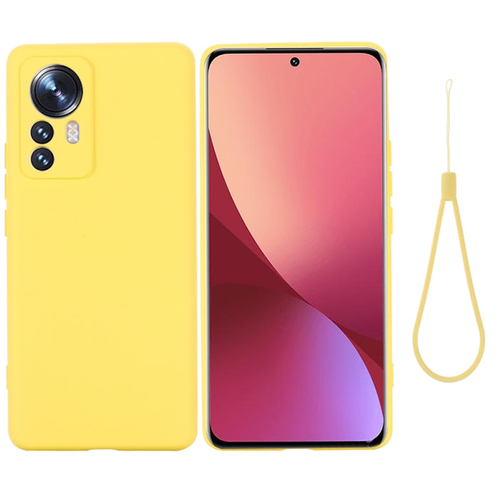 Caja de teléfono de silicona líquida de color puro, For Xiaomi 12 Pro, For Xiaomi Civi