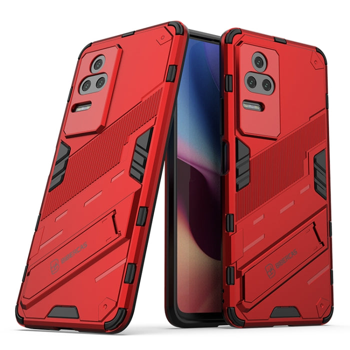 Punk Armor 2 en 1 PC + TPU Estuche para teléfono a prueba de golpes con soporte, For Xiaomi Redmi K50 Pro, For Xiaomi Redmi K50 Gaming
