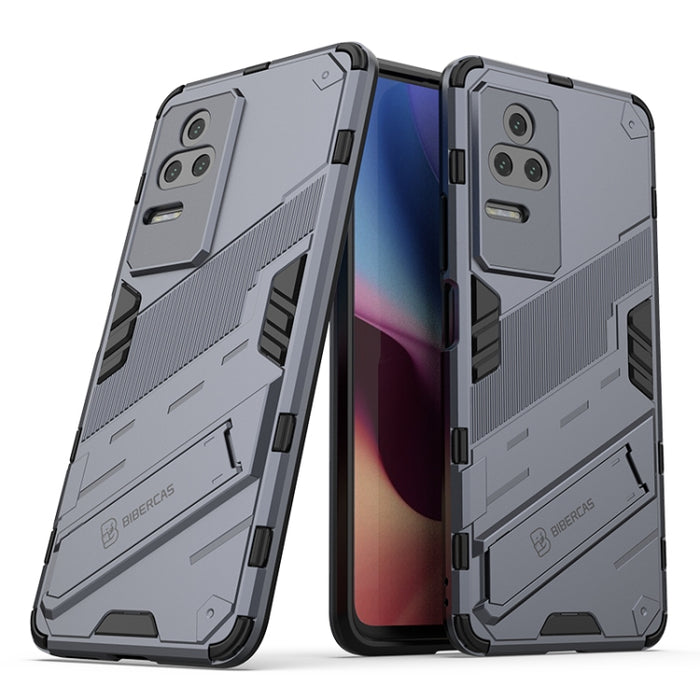 Punk Armor 2 en 1 PC + TPU Estuche para teléfono a prueba de golpes con soporte, For Xiaomi Redmi K50 Pro, For Xiaomi Redmi K50 Gaming