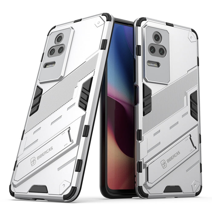 Punk Armor 2 en 1 PC + TPU Estuche para teléfono a prueba de golpes con soporte, For Xiaomi Redmi K50 Pro, For Xiaomi Redmi K50 Gaming