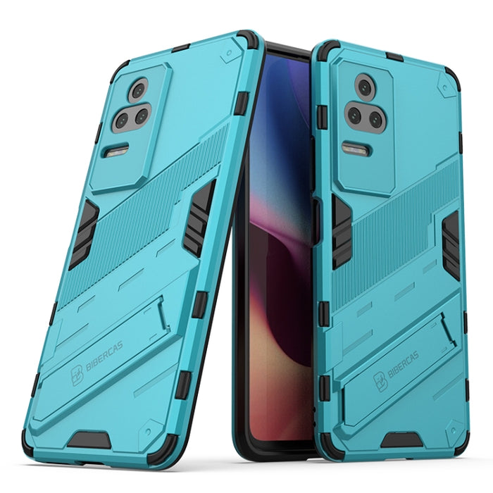 Punk Armor 2 en 1 PC + TPU Estuche para teléfono a prueba de golpes con soporte, For Xiaomi Redmi K50 Pro, For Xiaomi Redmi K50 Gaming