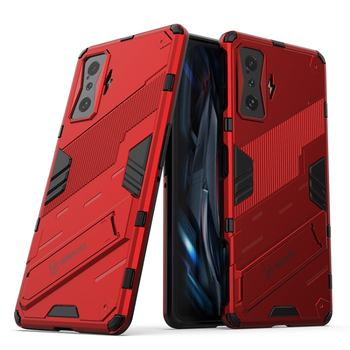 Punk Armor 2 en 1 PC + TPU Estuche para teléfono a prueba de golpes con soporte, For Xiaomi Redmi K50 Pro, For Xiaomi Redmi K50 Gaming
