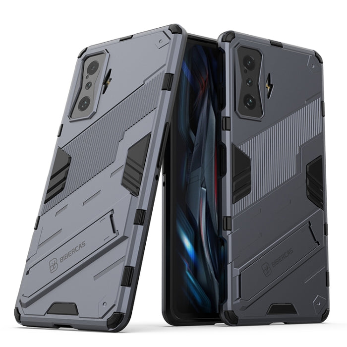 Punk Armor 2 en 1 PC + TPU Estuche para teléfono a prueba de golpes con soporte, For Xiaomi Redmi K50 Pro, For Xiaomi Redmi K50 Gaming