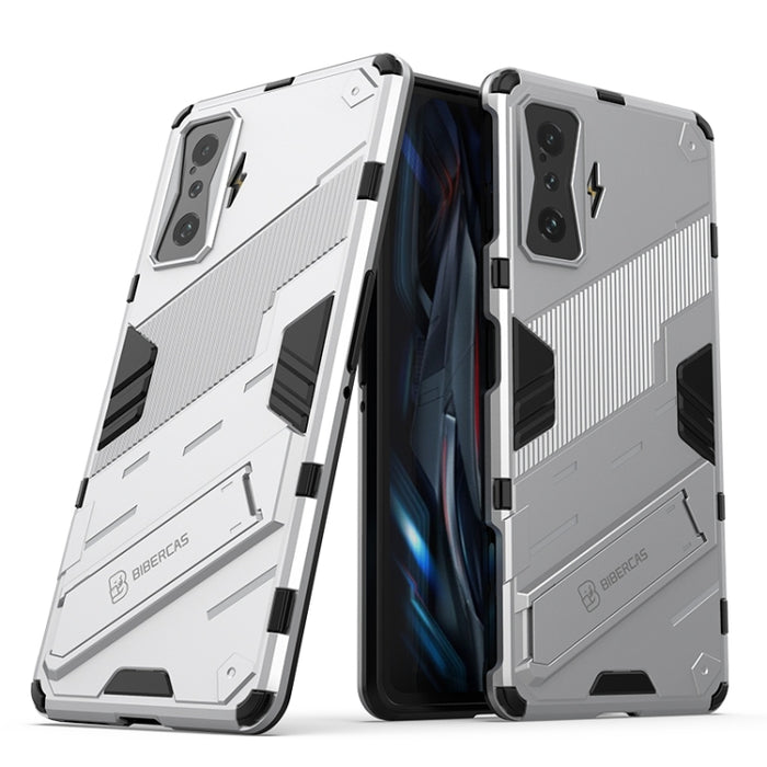 Punk Armor 2 en 1 PC + TPU Estuche para teléfono a prueba de golpes con soporte, For Xiaomi Redmi K50 Pro, For Xiaomi Redmi K50 Gaming
