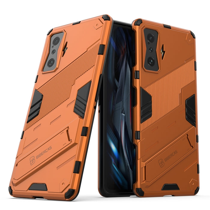 Punk Armor 2 en 1 PC + TPU Estuche para teléfono a prueba de golpes con soporte, For Xiaomi Redmi K50 Pro, For Xiaomi Redmi K50 Gaming