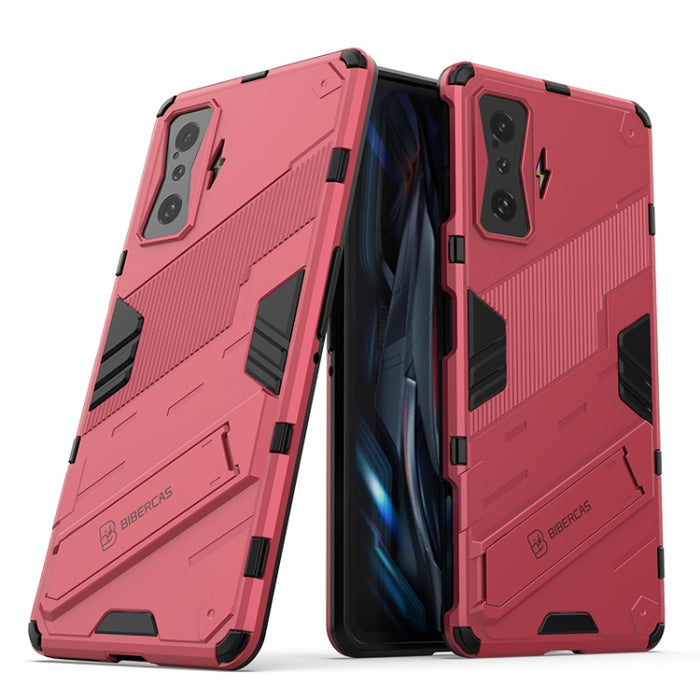 Punk Armor 2 en 1 PC + TPU Estuche para teléfono a prueba de golpes con soporte, For Xiaomi Redmi K50 Pro, For Xiaomi Redmi K50 Gaming